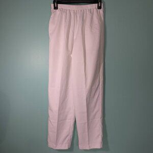 Alfred Dunner White Pants 100% Polyester Size 8P